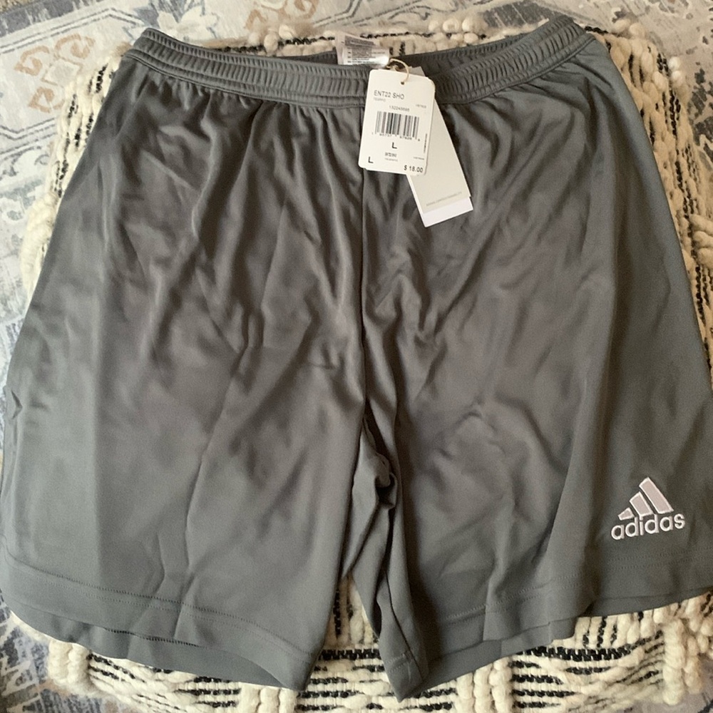 NWT. Gray Adidas Shorts.